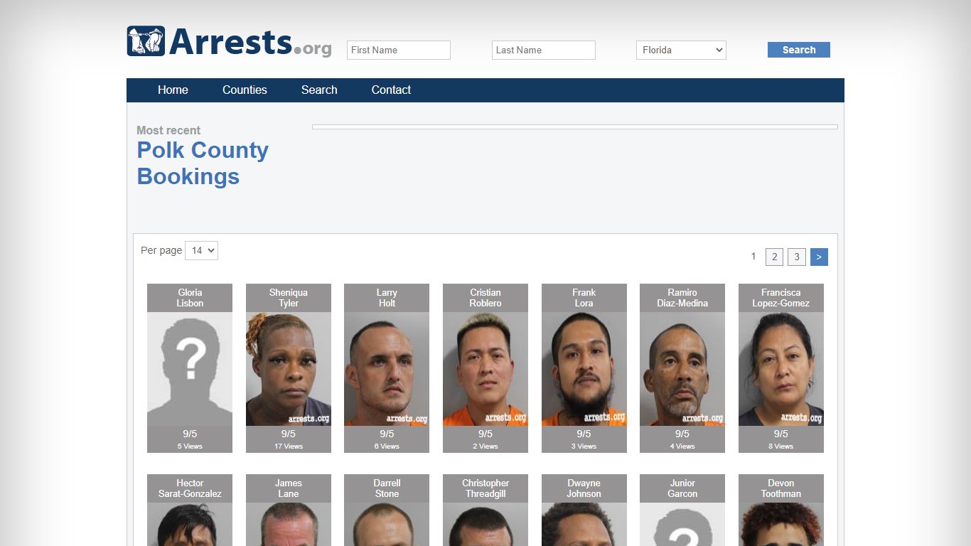Polk County Arrests and Inmate Search